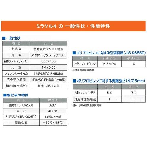 一液湿気硬化型速乾多用途弾性接着剤