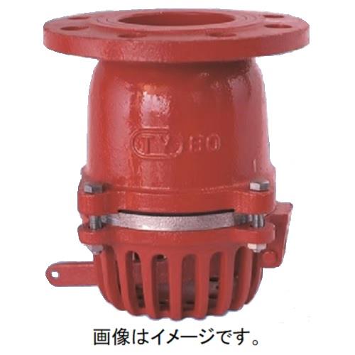 フートバルブ オール鋳鉄片開式 10KF型レバー付