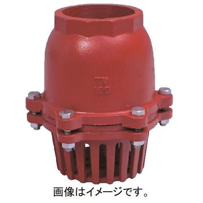 フートバルブ オール鋳鉄スプリング式 捻込型レバー無