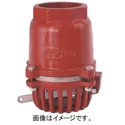 フートバルブ 鋳鉄要部ステンレス 捻込型レバー付
