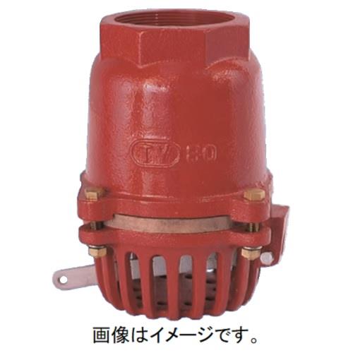 フートバルブ 鋳鉄要部砲金 捻込型レバー付