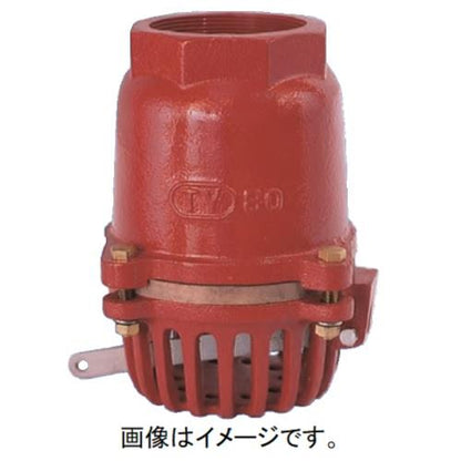 フートバルブ 鋳鉄要部砲金 捻込型レバー付
