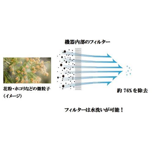 空気清浄スリムタワーファン・黒
