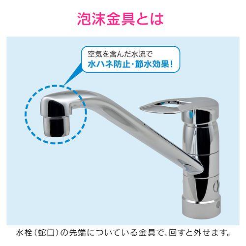 泡沫金具 角度調節可能 (W22山20 節水) GA-HK007