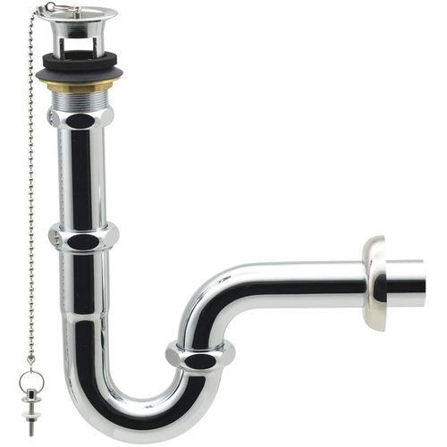 壁排水金具 32mm (洗面・手洗器用 オーバーフロー付き 金属製) GA-MG025
