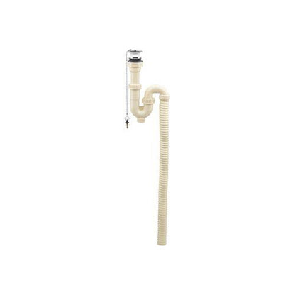 床排水金具 ジャバラホース (洗面・手洗器用 32mm オーバーフロー付き 樹脂製) GA-MG036