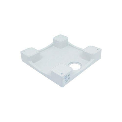 洗濯機用防水パン 640×640mm 高さアップ (水滴から守る かさ上げ ホワイト) GA-LF039