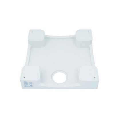 洗濯機用防水パン 640×640mm 高さアップ (水滴から守る かさ上げ ホワイト) GA-LF039
