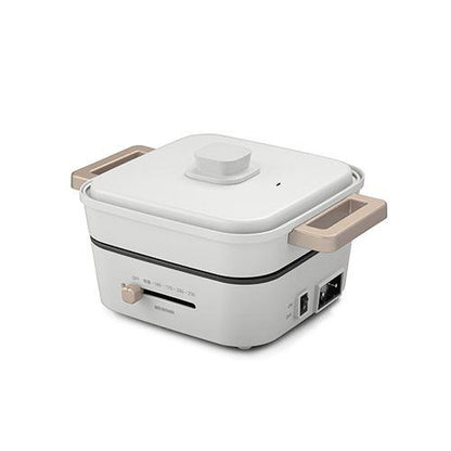 グリルなべ 3枚プレート ライトグレー