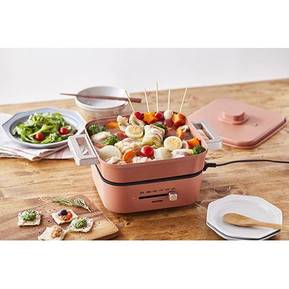 グリルなべ 3枚プレート オレンジ