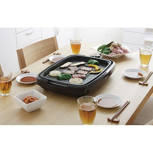 網焼き風ホットプレート ブラック