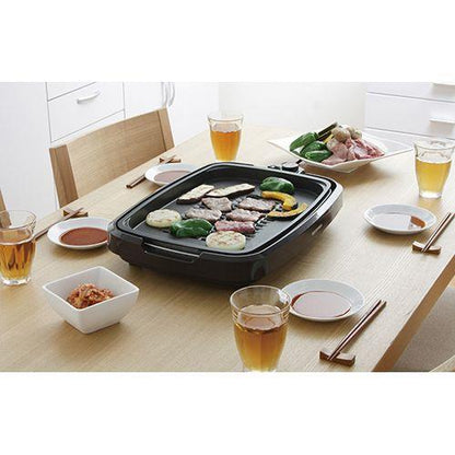 網焼き風ホットプレート ブラック