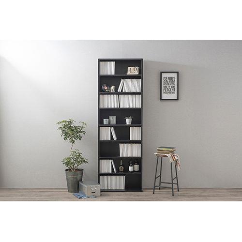 コミックラック ハイタイプ ブラック