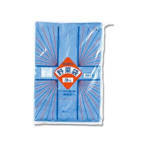 HEIKO ポリ袋 野菜袋(無地) 3kg・5kg用 3kg用 200枚