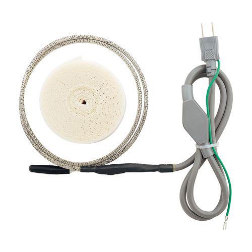 凍結防止ヒーター ドレン管用 1m サーモスタット付き