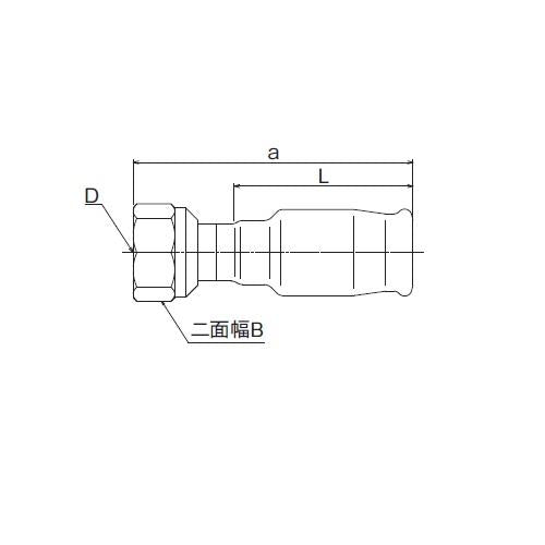 1押継手メスアダプターソケット