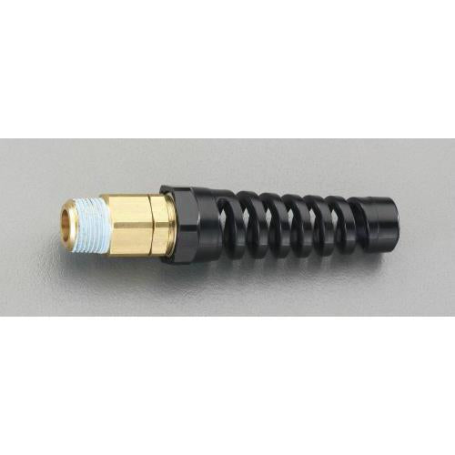 R1/4”・6.5×10mm雄ネジ付ホース継手(プロテクター付)