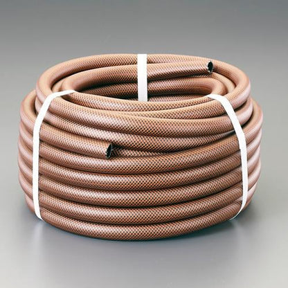 15/20mm×20m ウォーターホース(糸入リ・茶