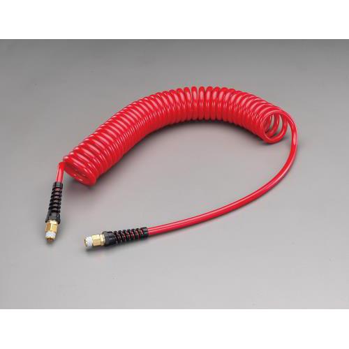 5.0/8.0mm×6m ウレタンエアーホース(スイベル雄ネジ付)