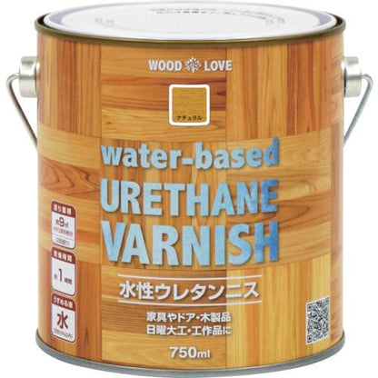 水性ウレタンニス 750ml ナチュラル