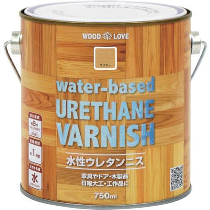 水性ウレタンニス 750ml クリヤー