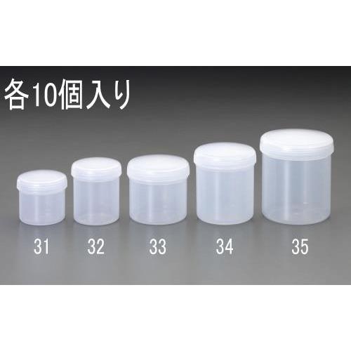 φ83× 81mm/250ml 広口ポリ容器(10個)