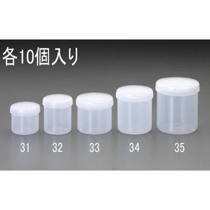 φ67× 64mm/105ml 広口ポリ容器(10個)