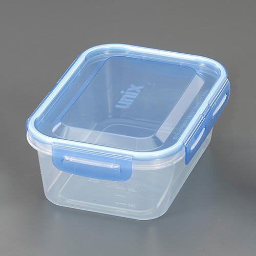 1100ml 密閉保存容器(4方ロック式/2個)