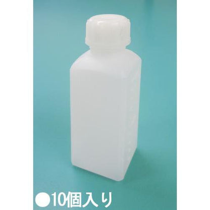 40×40×115mm/0.10L 角型広口ポリ容器(10個)