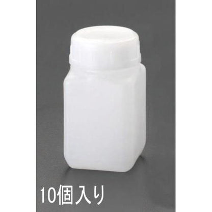 32×32× 90mm/0.05L 角型広口ポリ容器(10個)