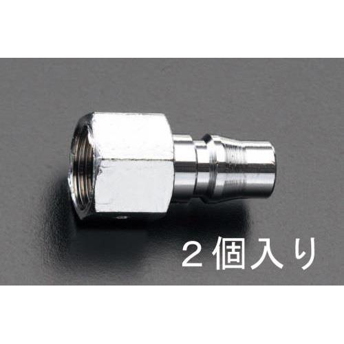 Rc 3/8” 雌ねじプラグ(エアーホース用/2個)