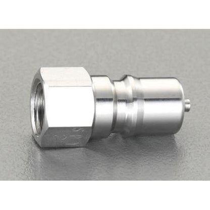 Rc 3/8” 雌ねじプラグ(ストップ付/ステンレス製)