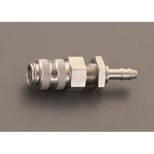 8mm ウレタンホースカップリング(隔壁/ステンレス製)