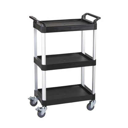 ツールカート KT-168 黒 605×320×890mm トレイ3段