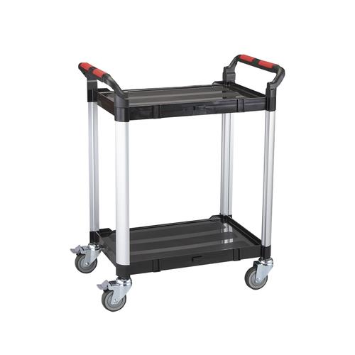 ツールカート KT-707E 黒 750×460×940 トレイ2段