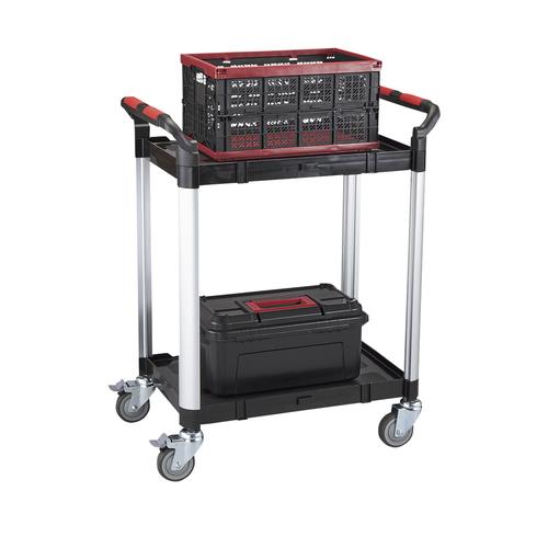 ツールカート KT-707E 黒 750×460×940 トレイ2段