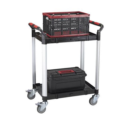 ツールカート KT-707E 黒 750×460×940 トレイ2段