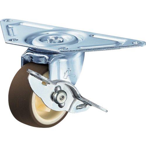 ハンマー Gシリーズコーナー 旋回式ウレタン車輪(ナイロンホイール)50mm ストッパー付
