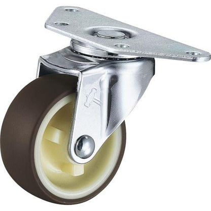 ハンマー Eシリーズコーナー 旋回式ウレタン車輪(ナイロンホイール)40mm