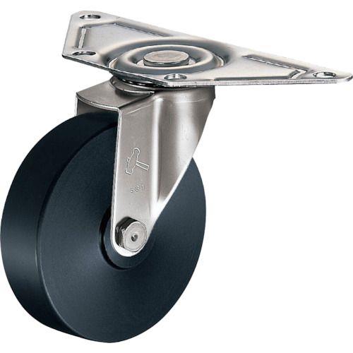 ハンマー Eオールステンレスコーナー 旋回式MCナイロン車輪 125mm