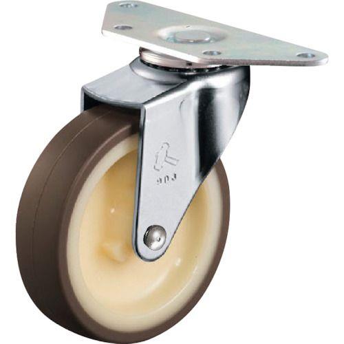 ハンマー Eオールステンレスコーナー 旋回式ウレタン車輪(ナイロンホイール)75mm