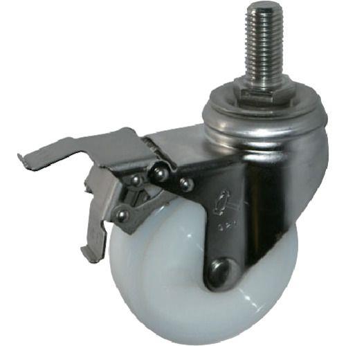 ハンマー SAシリーズオールステンレス 旋回式ナイロン車輪 125mm ストッパー付
