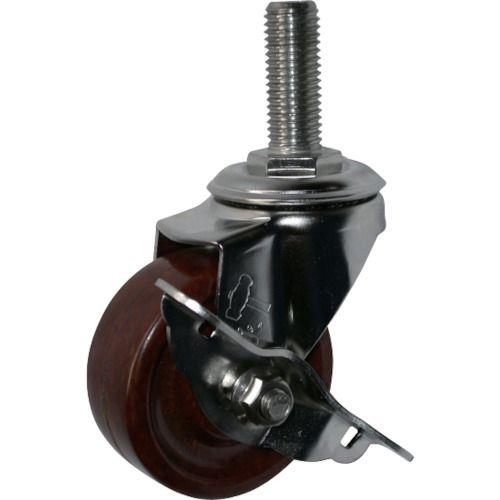 ハンマー SAシリーズオールステンレス 旋回式フェノール車輪 65mm ストッパー付
