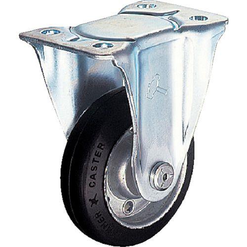 ハンマー 固定式ゴム車輪(ローラーベアリング)75mm