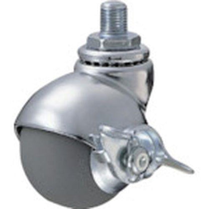 ハンマー ねじ込み式UNF1/2 旋回式ウレタン車輪 40mm ストッパー付