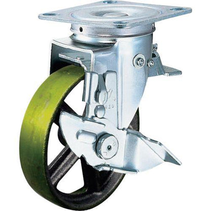 ハンマー スイッチキャスター イモノ車輪 150mm ストッパー付