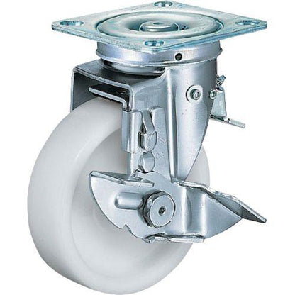 ハンマー スイッチキャスター ナイロン車輪 125mm ストッパー付