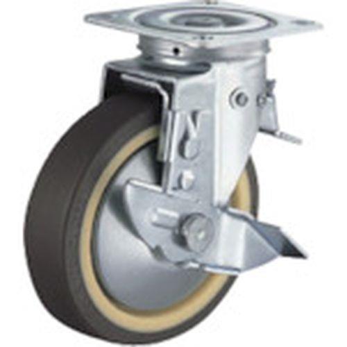 ハンマー スイッチキャスター ウレタン車輪(ナイロンホイール・ボールベアリング)125mm SP付