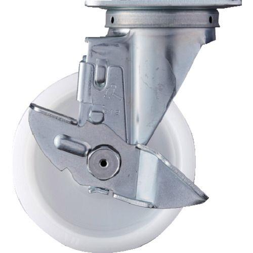 ハンマー 旋回式ナイロン車輪 125mm ストッパー付