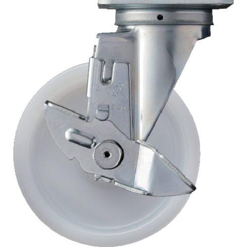 ハンマー 旋回式ナイロン車輪 150mm ストッパー付